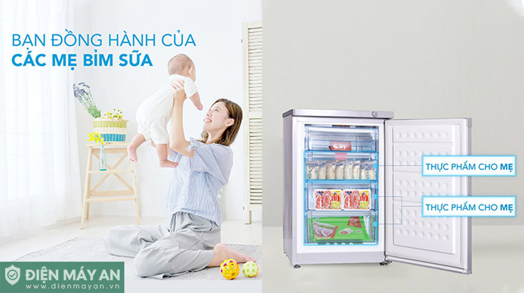 Tủ đông đứng Hòa Phát 106 Lít HPF UAH6106